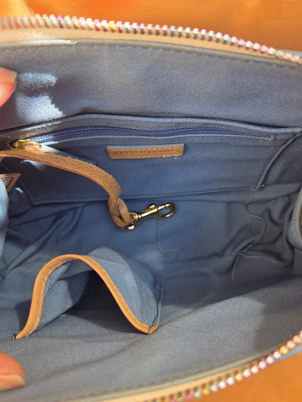 Dooney and Bourke Small DB Monogram "It" Bag - Picture 8 of 14